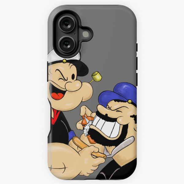 Item preview, Popeye shaving the Brutus Beard designed and sold by Aquarelastudio.