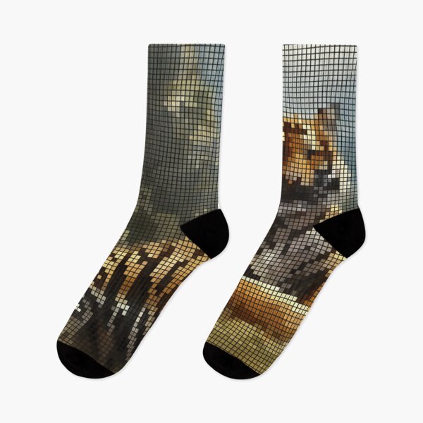 Item preview, Tiger Pixel 8-bit Art designed and sold by PixelDripped.