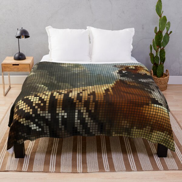 Item preview, Tiger Pixel 8-bit Art designed and sold by PixelDripped.