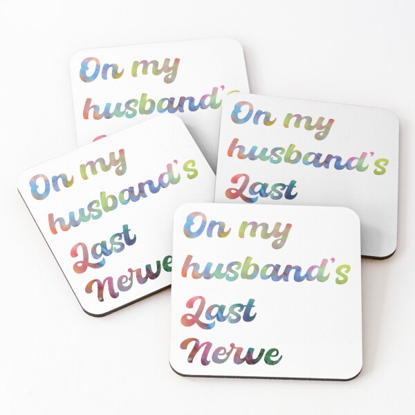 Item preview, On My Husband's Last Nerve Cute & Funny Shirt Lofi Coloring For Wifes  designed and sold by Latmassology.