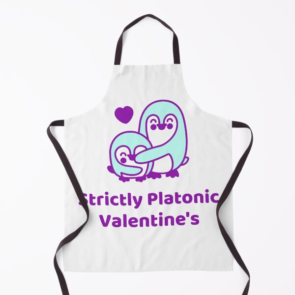 Item preview, Strictly Platonic Valentines + Penguins (Purple/Aqua) designed and sold by JoyofFriendship.