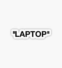 Off White Style Label - Laptop Sticker