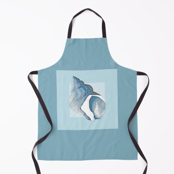 Item preview, Whelk shell in pale blue designed and sold by LisaLeQuelenec.