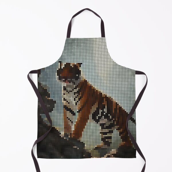Artikelvorschau, Tiger-Pixel-8-Bit-Kunst entworfen und verkauft von PixelDripped.