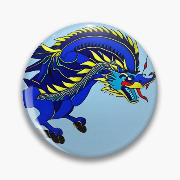 Item preview, The Blue Asian Dragon designed and sold by PlayDifferent ⭐⭐⭐⭐⭐.
