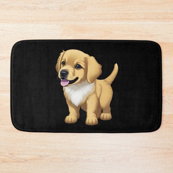 Item preview, Golden Retriever Puppy, cartoon drawing, Ai Generated Art  designed and sold by ACC .