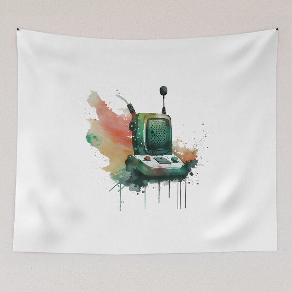Item preview, Communication Connect - Walkie Talkie Illustration designed and sold by AdaRecordShop.