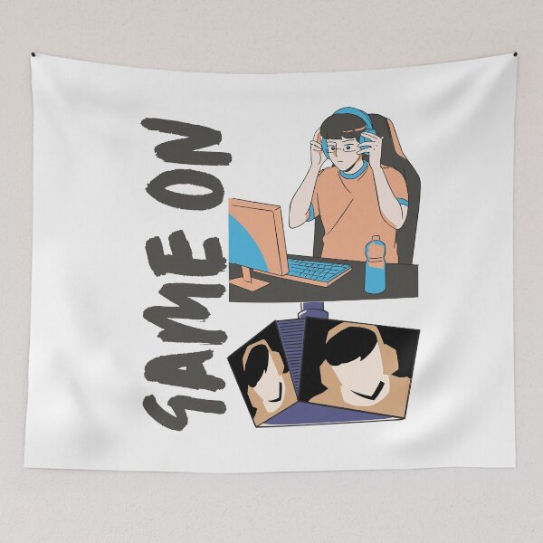 Item preview, Gamer ready - Game on - Gift for Gamers, esports designed and sold by print-et-al.