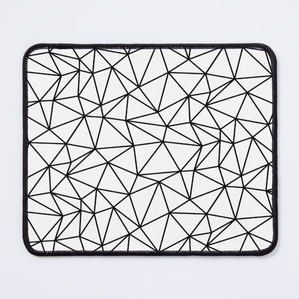 Item preview, Black Line Triangle Geometric Shape On White Background designed and sold by sleeplessstudio.