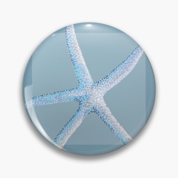 Item preview, Starfish in mid blue designed and sold by LisaLeQuelenec.