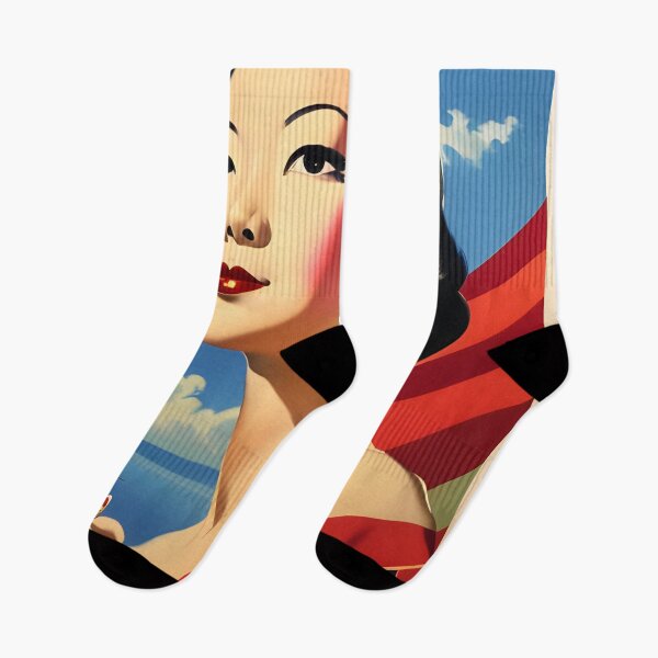 Item preview, Beautiful portrait of an Asian girl - retro style designed and sold by Dalive.