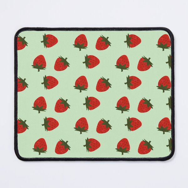 Item preview, cute strawberry, simple textured style strawberry, clip art inspired designed and sold by IndigosCorner.