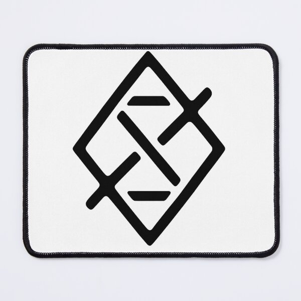 Item preview, Modern Runic Symbol in black designed and sold by RetroNeon.