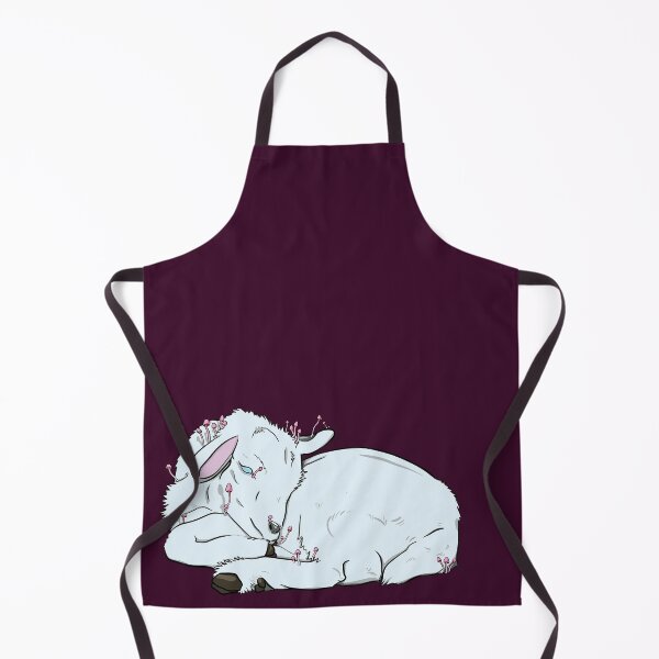 Item preview, fungus zombie baby goat with lesbian flag coloured mushrooms designed and sold by goatgeneration.