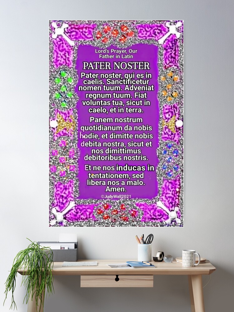 Latin Prayer Posters