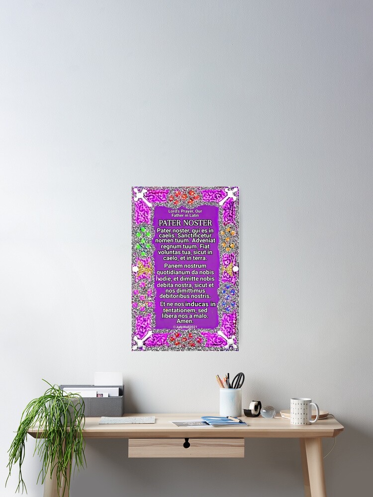 Latin Prayer Posters