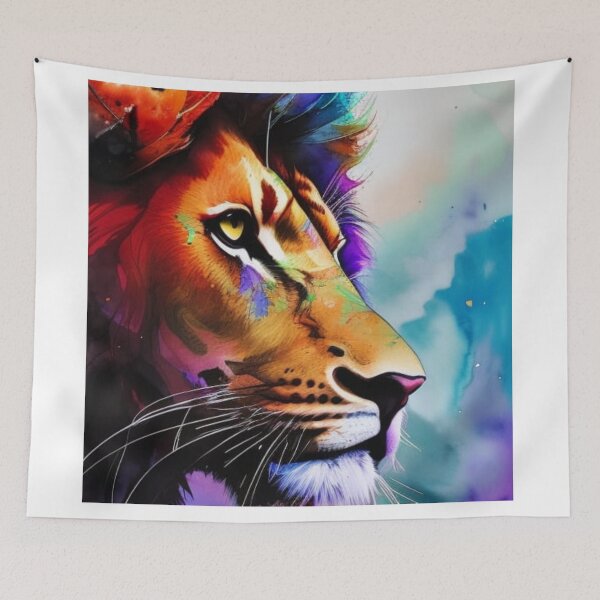 Item preview, Proud Lion designed and sold by Verdant Rose Studio.