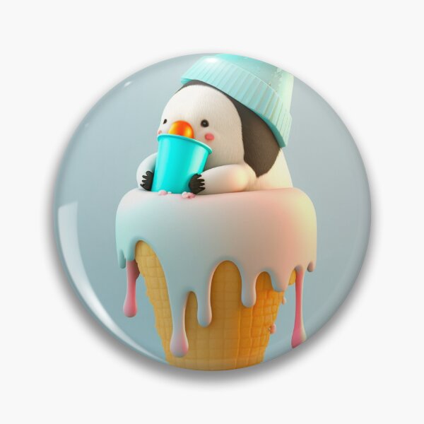 Item preview, Funny little penguin in its ice, cute, original gift idea designed and sold by Crea79.