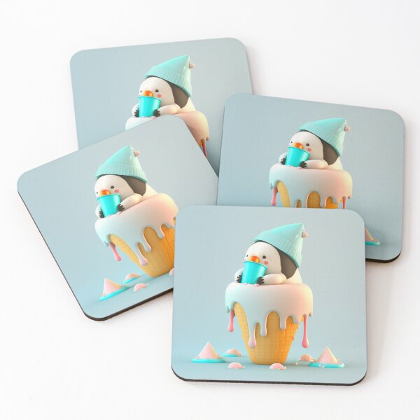 Item preview, Funny little penguin in its ice, cute, original gift idea designed and sold by Crea79.