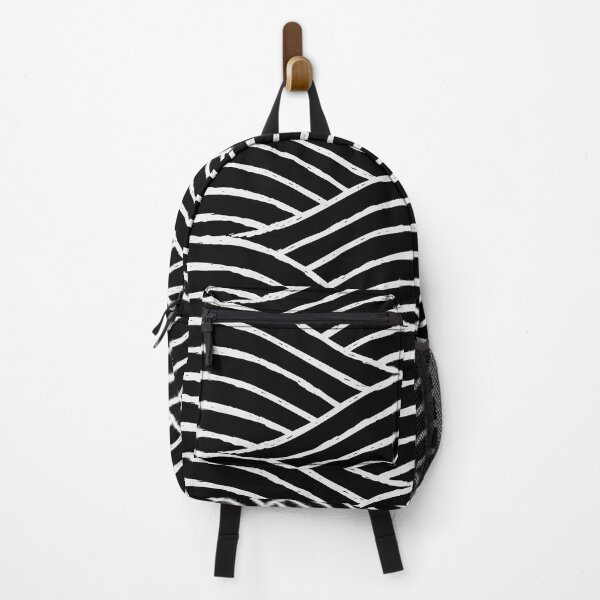 Item preview, Black And White Line Wave designed and sold by sleeplessstudio.