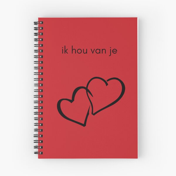 Item preview, Ik hou van je, I love you in Dutch, Dutch Valentine's Day  designed and sold by Pommallina.