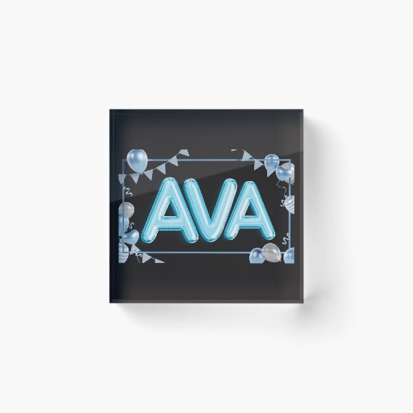 Item preview, Happy Birthday AVA, AVA, happy birthday ava, birthday, happy birthday, for ava, ava birthday designed and sold by Celebrationist.