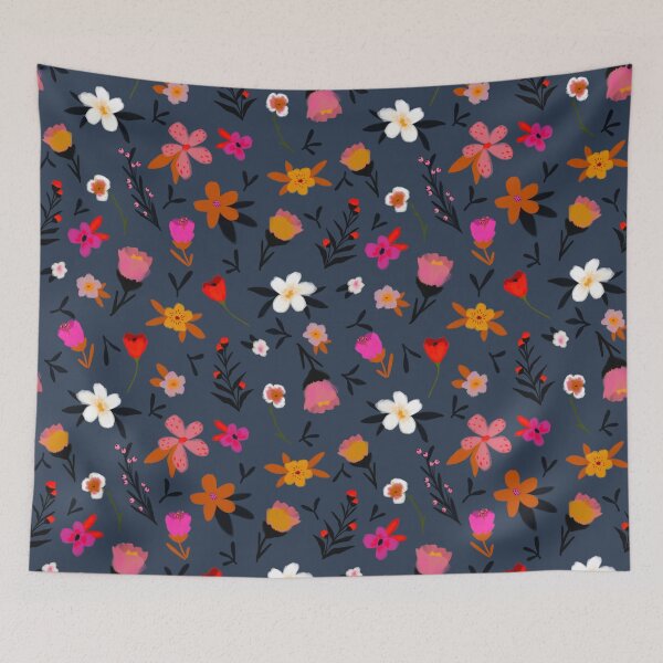 Item preview, Floral Clippings Pattern designed and sold by erikakcreates.