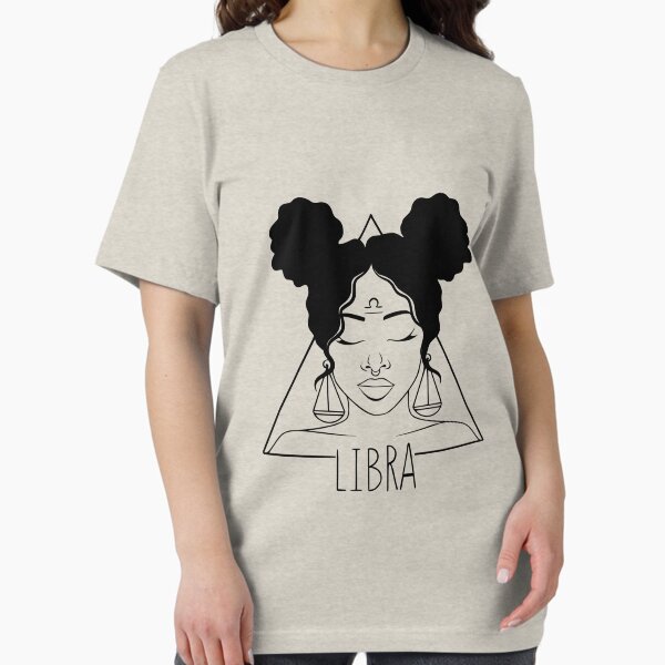 Item preview, Libra Black Girl Harmony T-shirt designed and sold by The  BlackMoonGirls.
