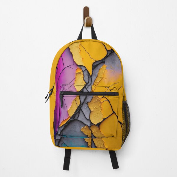 Item preview, Pink and Chaotic Yellow - Abstract Modern Resin Art designed and sold by inkvestor.