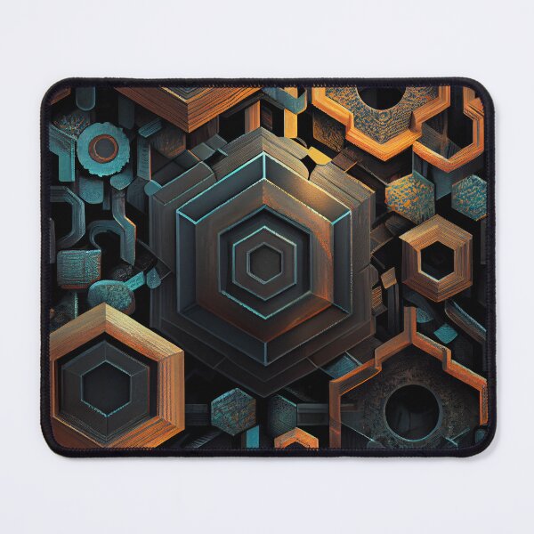 Artikelvorschau, Mystical Relaxed Industrial Pattern Digital Painting entworfen und verkauft von CodeAndColors.