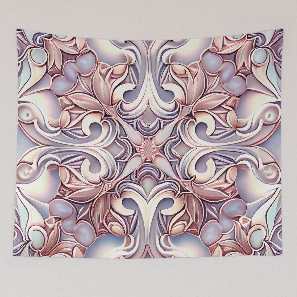 Item preview, Pale Soft Transitional Pattern Digital Painting designed and sold by CodeAndColors.
