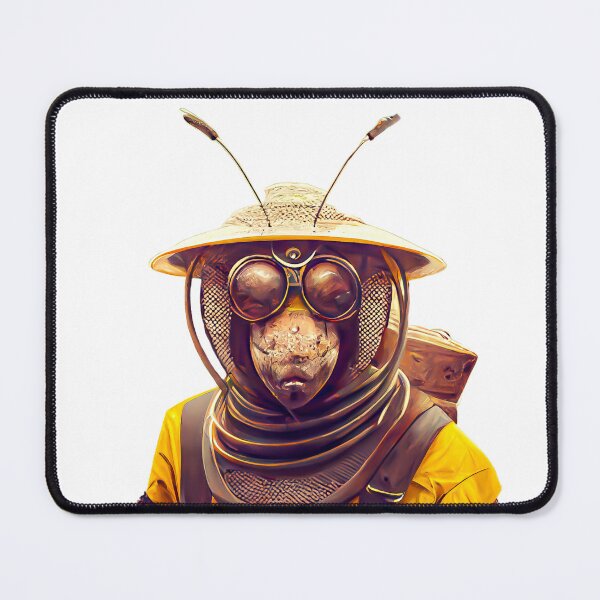 Item preview, Apiarist bee man quality Fiction Art imaginative designed and sold by skulltshirt.