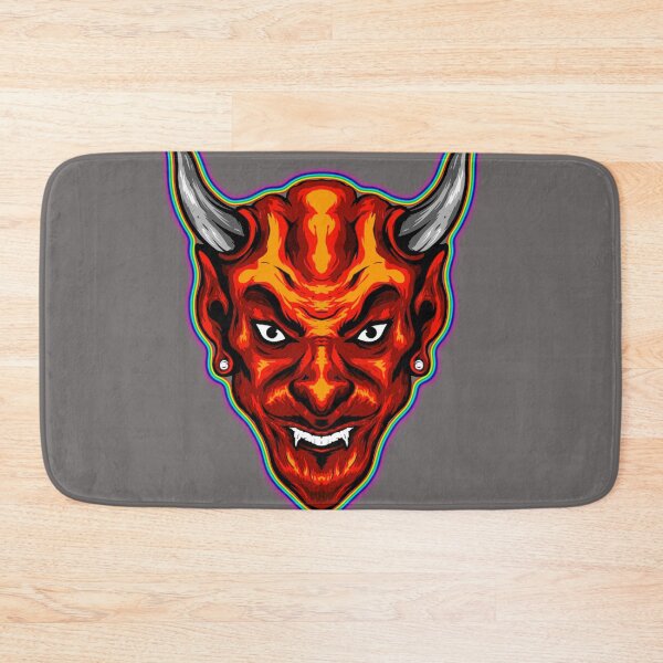 Item preview, Horns scary red face spooky awesome powerful art designed and sold by AssamFT.