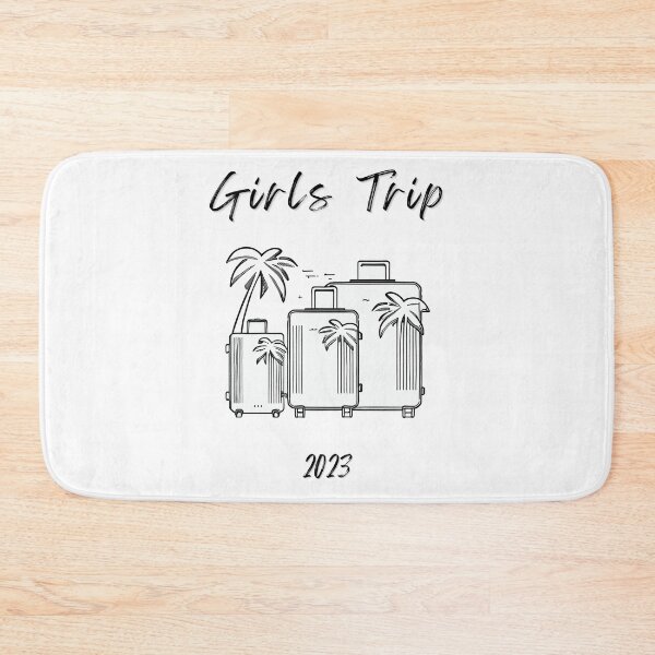 Item preview, Girls Trip 2023 - Suitcases graphic symbolizing girls travel, minimalist, stylish and classic (4) designed and sold by TourDePassion.