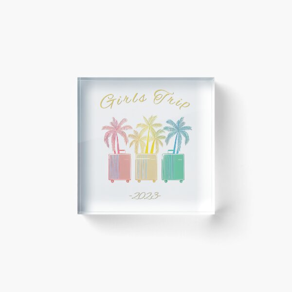 Item preview, Girls Trip 2023 - Suitcases graphic symbolizing girls travel, minimalist, pastel colors, stylish and classic (5) designed and sold by TourDePassion.