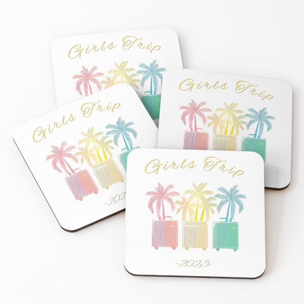 Item preview, Girls Trip 2023 - Suitcases graphic symbolizing girls travel, minimalist, pastel colors, stylish and classic (5) designed and sold by TourDePassion.