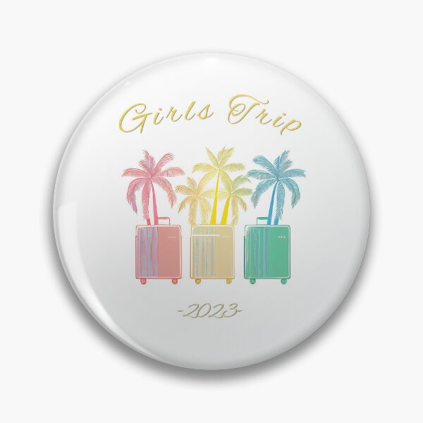 Item preview, Girls Trip 2023 - Suitcases graphic symbolizing girls travel, minimalist, pastel colors, stylish and classic (5) designed and sold by TourDePassion.