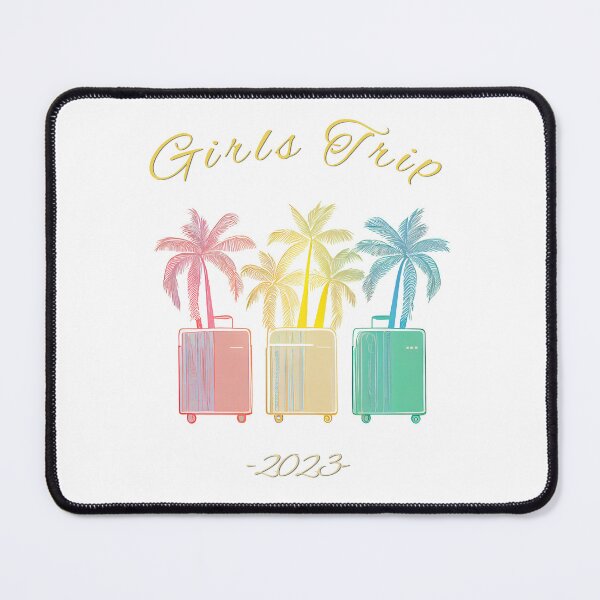 Item preview, Girls Trip 2023 - Suitcases graphic symbolizing girls travel, minimalist, pastel colors, stylish and classic (5) designed and sold by TourDePassion.