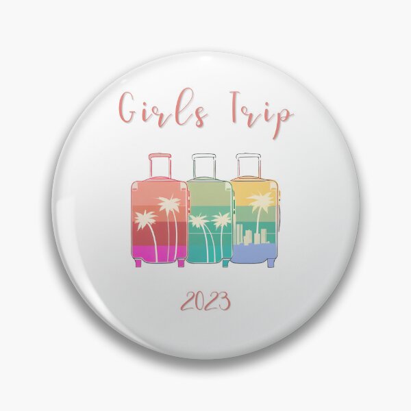 Item preview, Girls Trip 2023 - Suitcases graphic symbolizing girls travel, minimalist, pastel colors, stylish and classic (9) designed and sold by TourDePassion.