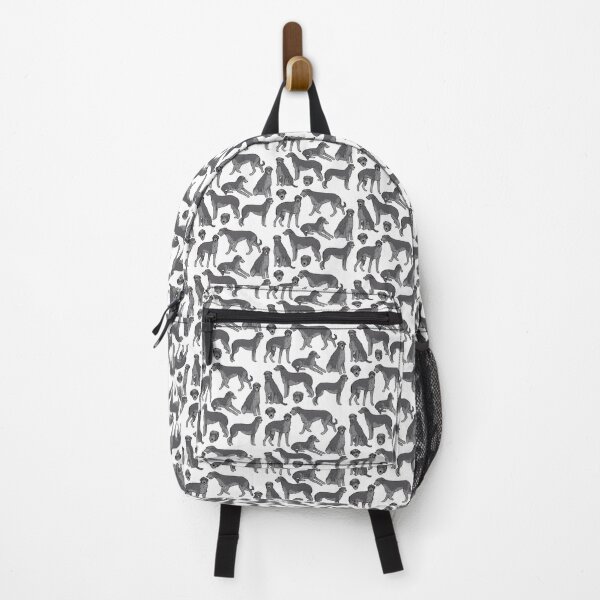 Item preview, Scottish Deerhound cute illustration pattern  designed and sold by Yarafantasyart.
