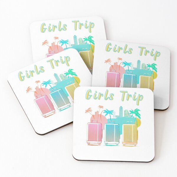 Item preview, Girls Trip 2023 - Suitcases graphic symbolizing girls travel, minimalist, pastel colors, stylish and classic (12) designed and sold by TourDePassion.