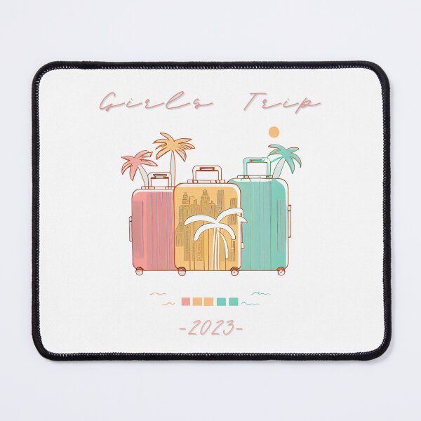 Item preview, Girls Trip 2023 - Suitcases graphic symbolizing girls travel, minimalist, pastel colors, stylish and classic (13) designed and sold by TourDePassion.