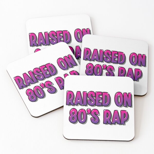 Item preview, Raised on 80s Rap vintage design designed and sold by laraliles.