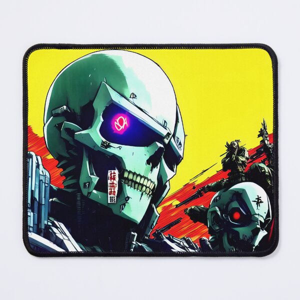 Item preview, Cyborg Mercenaries Red and Yellow Colors, Cyberpunk Artstyle. - Made With A.I. designed and sold by SpektroDesign.