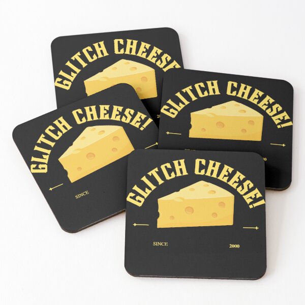 Item preview, GLITCH CHEESE black designed and sold by builditdefendit.