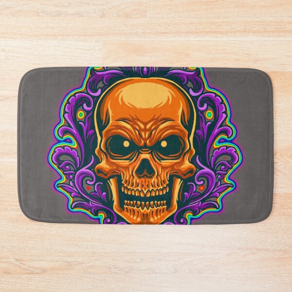 Item preview, Golden Skull scary spooky awesome powerful art designed and sold by AssamFT.
