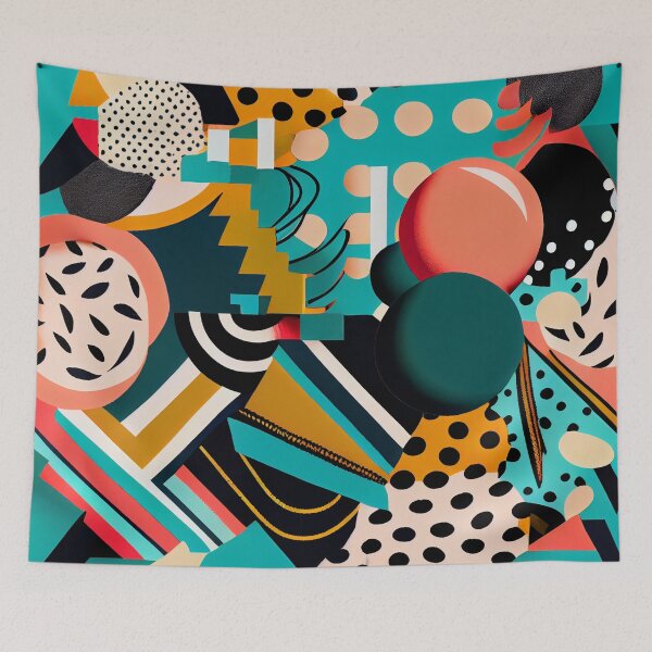 Item preview, Relaxed Maximalist Pattern Digital Painting designed and sold by CodeAndColors.