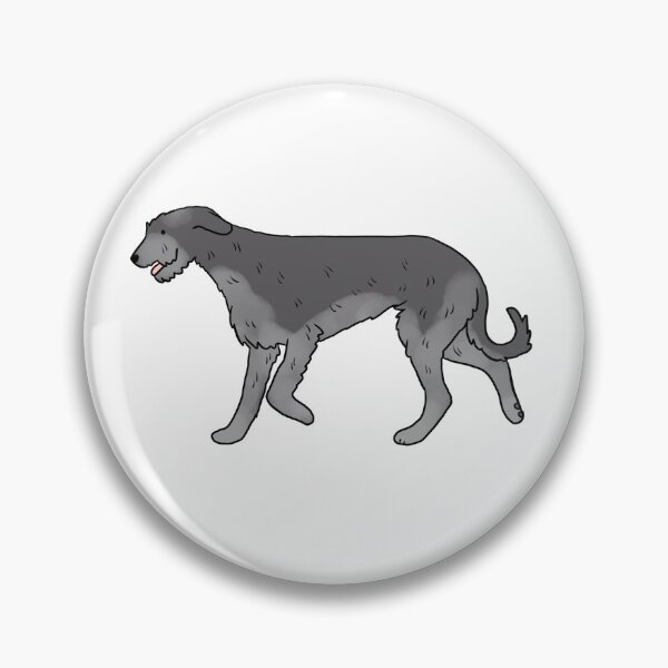 Item preview, Scottish deerhound cute illustration  designed and sold by Yarafantasyart.