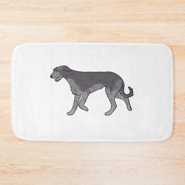 Item preview, Scottish deerhound cute illustration  designed and sold by Yarafantasyart.