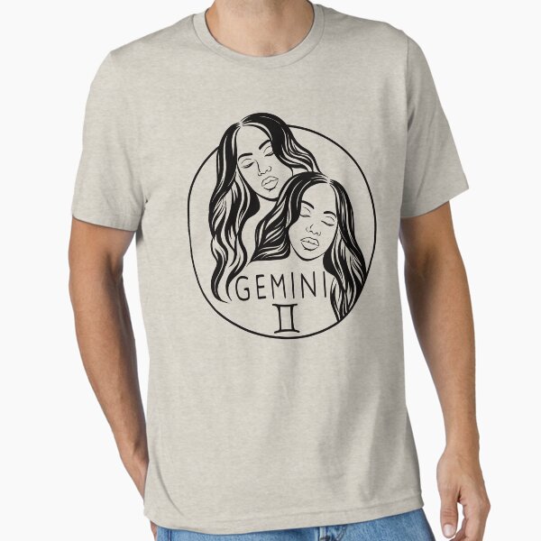 Item preview, Twin Souls - Gemini Zodiac Sign T-Shirt designed and sold by The  BlackMoonGirls.